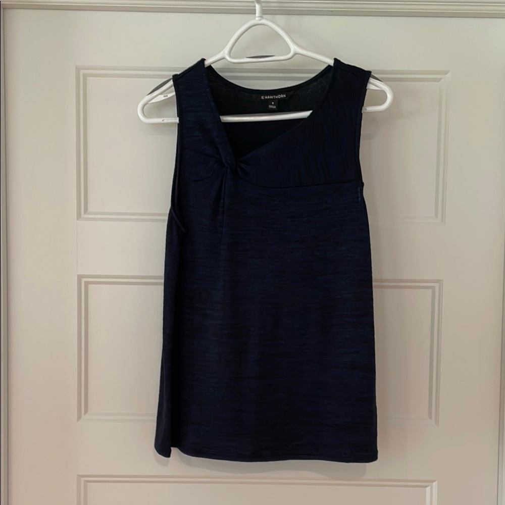 41 Hawthorn Navy Sleeveless Tank Top Classic Design